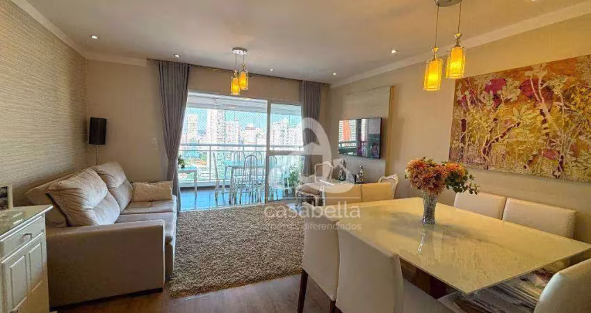 Apartamento com 3 dormitórios à venda, 109 m² por r$ 1.480.000,00 - gonzaga - santos/sp