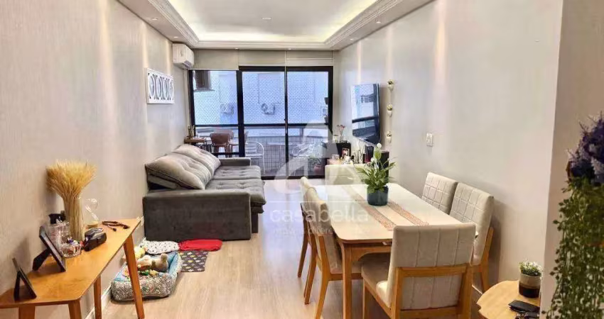 Apartamento com 3 dormitórios à venda, 125 m² por r$ 920.000,00 - ponta da praia - santos/sp