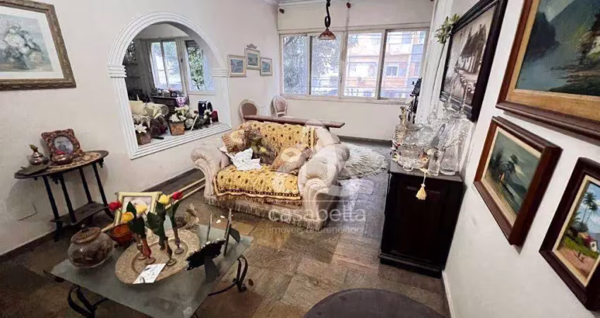 Apartamento com 2 dormitórios à venda, 136 m² por r$ 500.000,00 - boqueirão - santos/sp