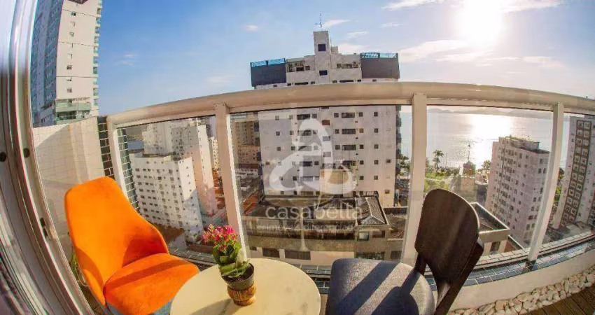 Apartamento com 1 dormitório, 42 m² - venda por r$ 690.000,00 ou aluguel por r$ 5.841,48/mês - ponta da praia - santos/sp