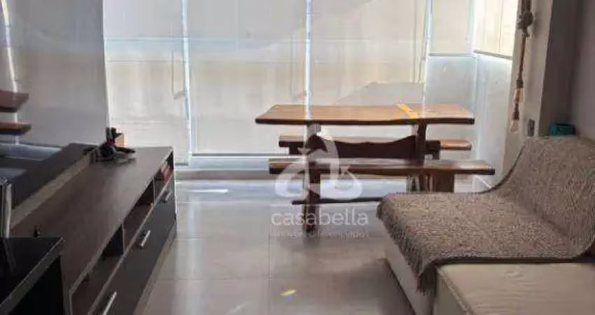 Apartamento com 1 dormitório para alugar, 60 m² por r$ 6.002,00/mês - ponta da praia - santos/sp