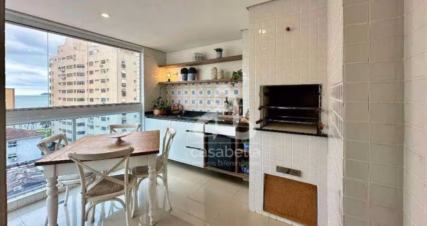 Apartamento com 2 dormitórios à venda, 117 m² por r$ 1.450.000,00 - ponta da praia - santos/sp