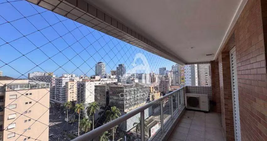 Apartamento com 2 dormitórios à venda, 100 m² por r$ 1.250.000,00 - gonzaga - santos/sp