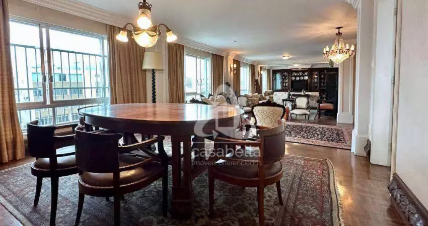 Apartamento com 4 dormitórios à venda, 305 m² por r$ 2.000.000,00 - boqueirão - santos/sp