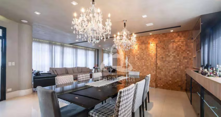 Apartamento com 3 dormitórios à venda, 275 m² por r$ 3.500.000,00 - boqueirão - santos/sp