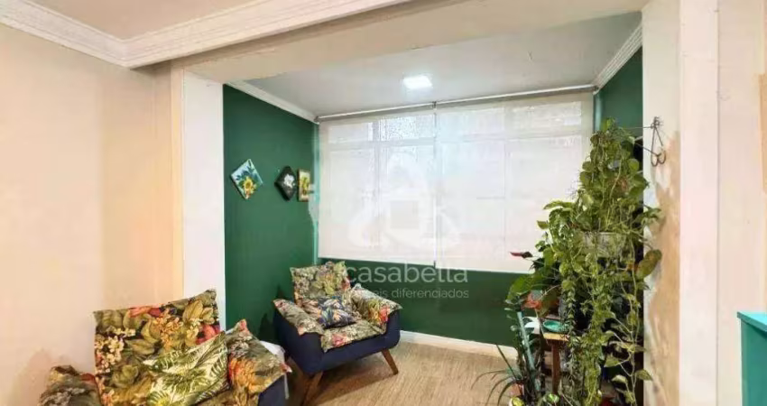 Apartamento com 3 dormitórios à venda, 132 m² por r$ 950.000,00 - boqueirão - santos/sp