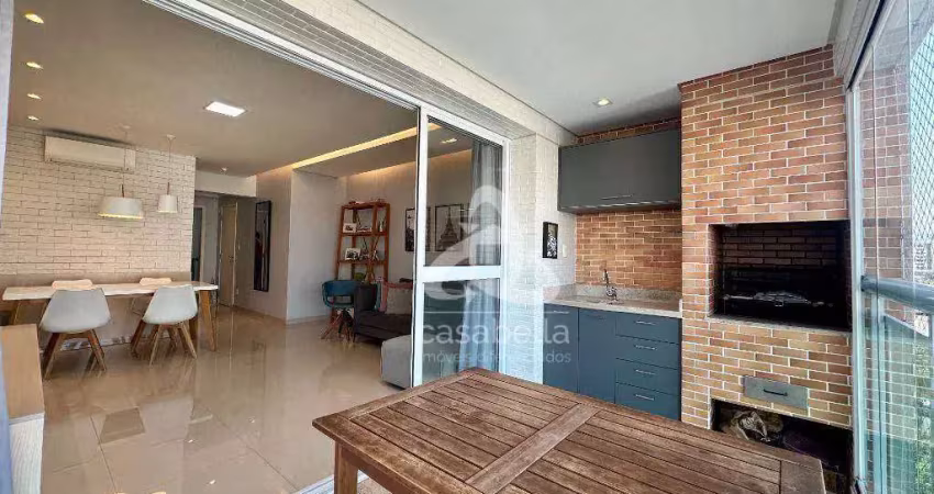 Apartamento com 3 dormitórios à venda, 109 m² por r$ 1.350.000,00 - gonzaga - santos/sp