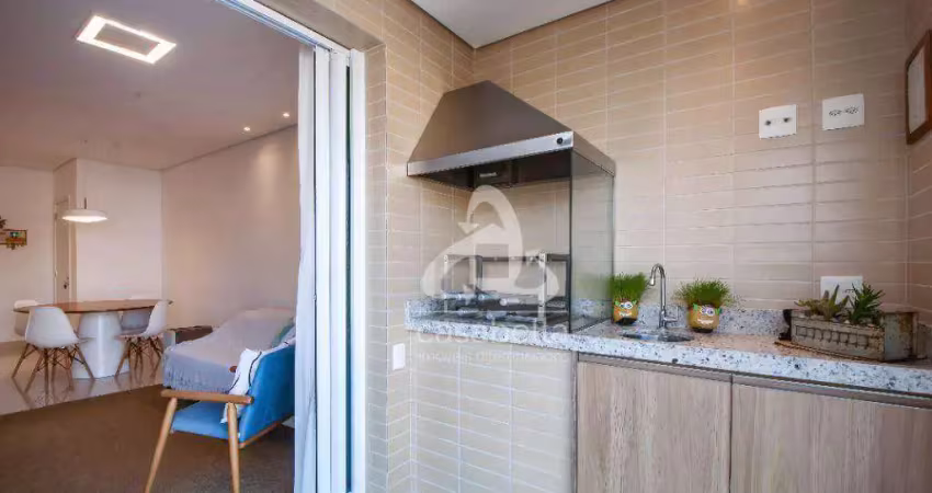 Apartamento com 3 dormitórios à venda, 94 m² por r$ 1.350.000,00 - pompéia - santos/sp