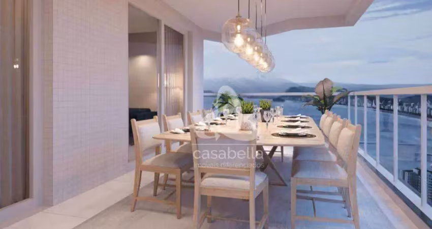 Apartamento com 3 dormitórios à venda, 227 m² por r$ 4.890.000,00 - ponta da praia - santos/sp