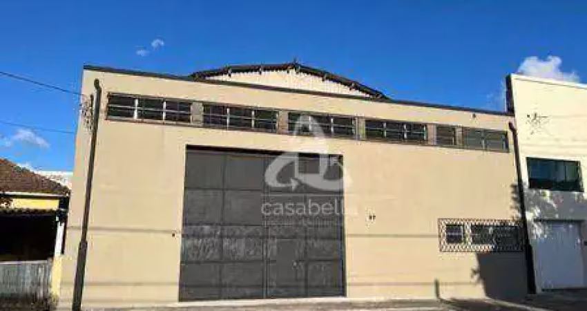 Galpão para alugar, 450 m² por r$ 15.000,00/mês - macuco - santos/sp