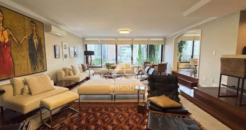 Apartamento com 4 dormitórios à venda, 308 m² por r$ 2.900.000,00 - boqueirão - santos/sp