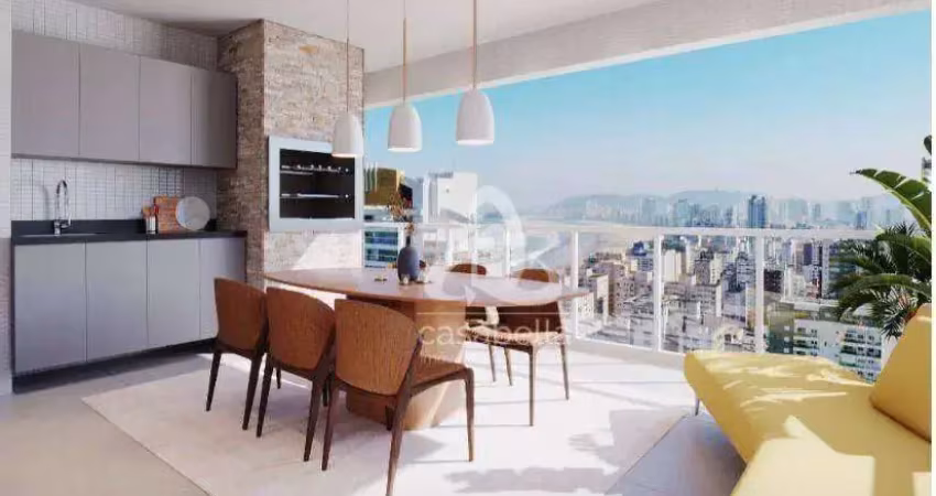Apartamento com 2 dormitórios à venda, 98 m² por r$ 1.400.633,60 - embaré - santos/sp