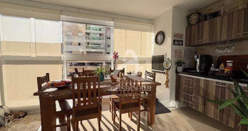 Apartamento com 3 dormitórios à venda, 111 m² por r$ 1.070.000,00 - ponta da praia - santos/sp