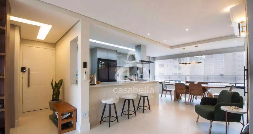 Apartamento com 3 dormitórios à venda, 116 m² por r$ 2.100.000,00 - ponta da praia - santos/sp