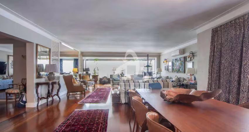 Apartamento com 4 dormitórios à venda, 370 m² por r$ 3.450.000,00 - boqueirão - santos/sp