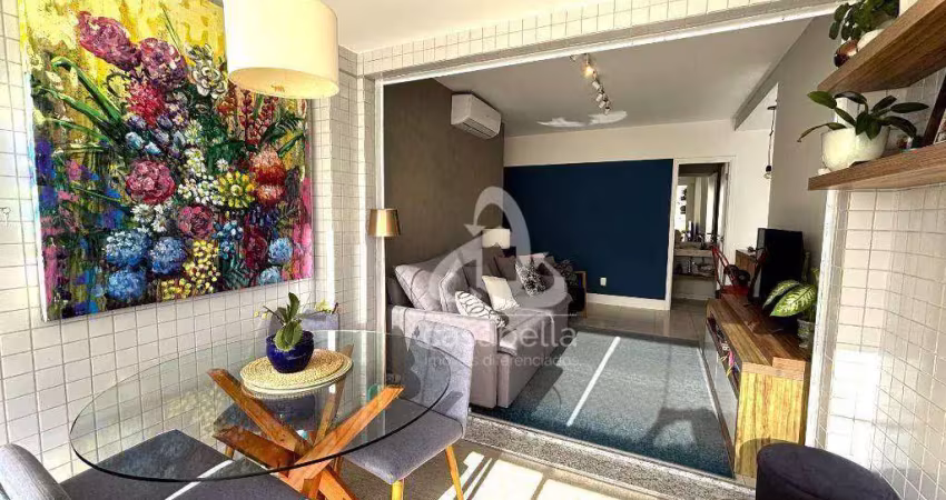 Apartamento com 2 dormitórios, 77 m² - venda por r$ 1.190.000,00 ou aluguel por r$ 8.000,00/mês - gonzaga - santos/sp