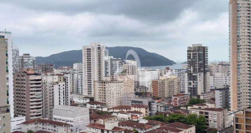 Apartamento com 3 dormitórios à venda, 171 m² por r$ 2.850.000,00 - embaré - santos/sp