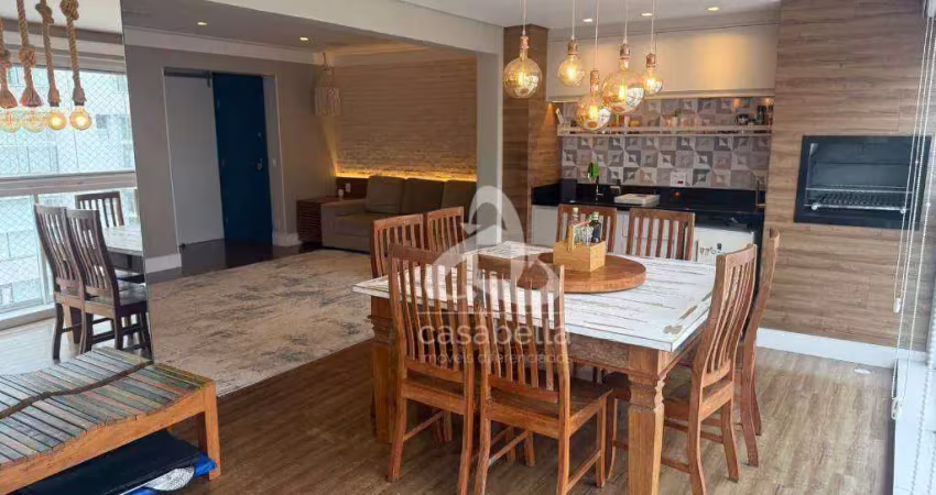 Apartamento com 4 dormitórios à venda, 132 m² por r$ 1.860.000,00 - ponta da praia - santos/sp