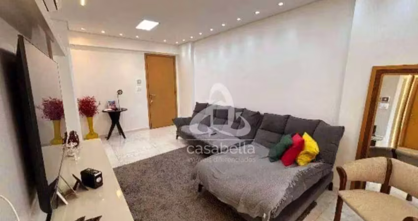 Apartamento com 3 dormitórios à venda, 81 m² por r$ 1.250.000,00 - boqueirão - santos/sp