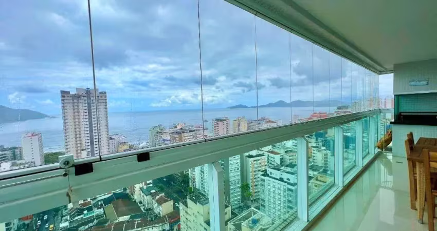 Apartamento com 3 dormitórios, 169 m² - venda por r$ 2.680.000,00 ou aluguel por r$ 17.300,00/mês - boqueirão - santos/sp