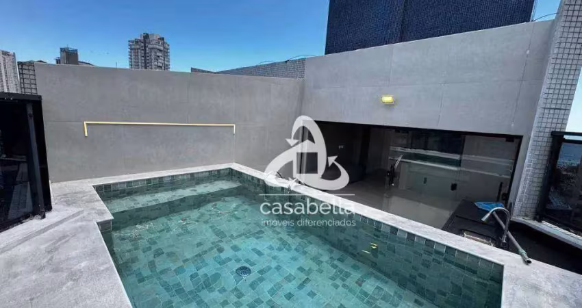 Cobertura com 2 dormitórios à venda, 105 m² por R$ 1.650.000,00 - Boqueirão - Santos/SP