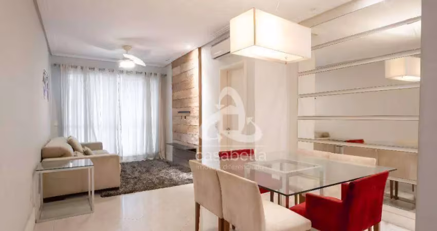 Apartamento com 2 dormitórios para alugar, 80 m² por r$ 6.000,02/mês - vila rica - santos/sp