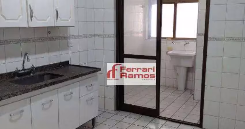 Apartamento com 3 dormitórios para alugar, 86 m² por r$ 4.000,00/mês - centro - guarulhos/sp
