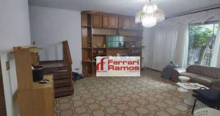 Sobrado com 3 dormitórios à venda, 295 m² por r$ 1.598.000,00 - tatuapé - são paulo/sp
