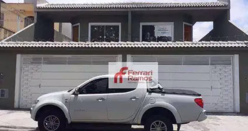 Sobrado com 3 dormitórios à venda, 160 m² por r$ 1.100.000,00 - jardim vila galvão - guarulhos/sp