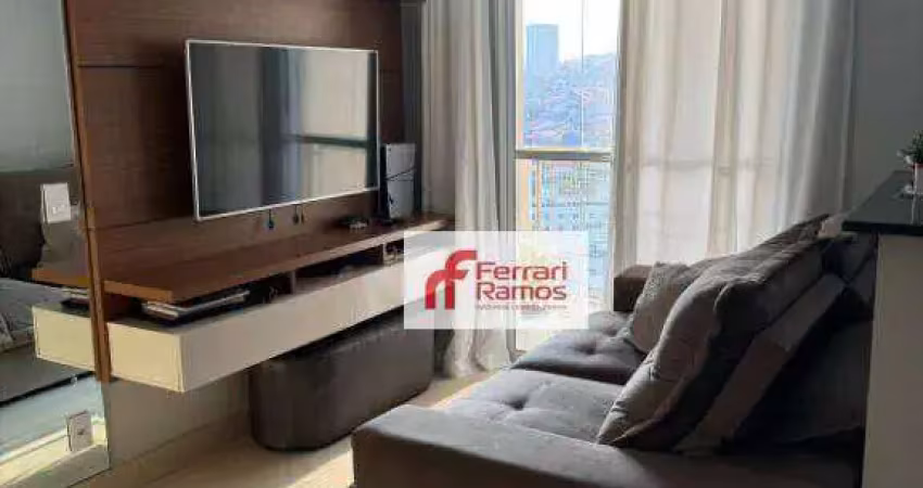Apartamento com 2 dormitórios à venda, 50 m² por R$ 330.000,00 - Vila Rio de Janeiro - Guarulhos/SP