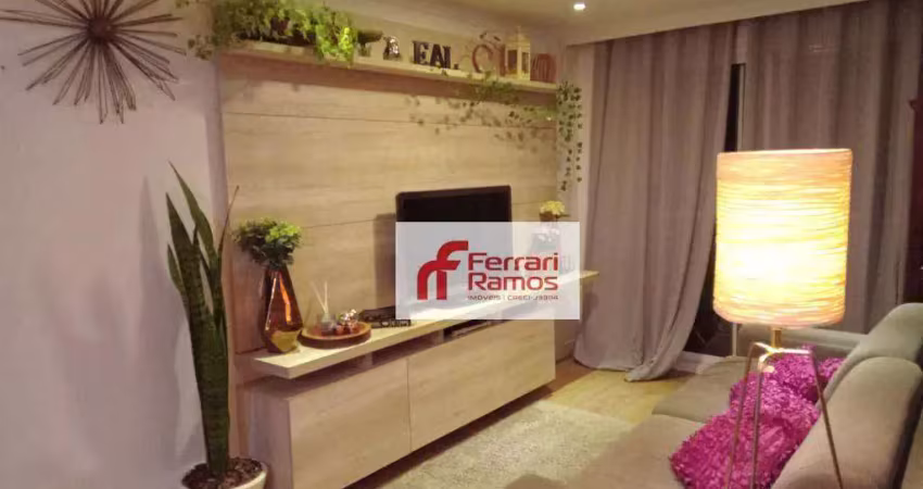 Apartamento com 3 dormitórios à venda, 82 m² por r$ 640.000,00 - jardim flor da montanha - guarulhos/sp