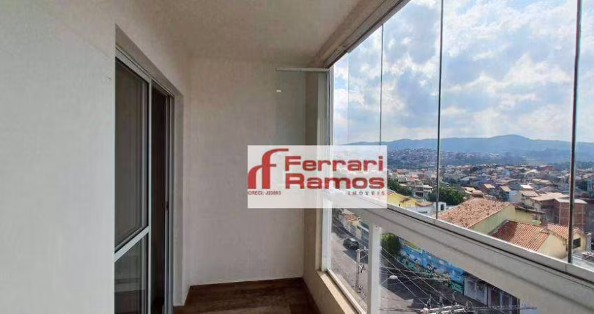 Apartamento com 2 dormitórios à venda, 55 m² por R$ 335.000,00 - Parque Continental - Guarulhos/SP