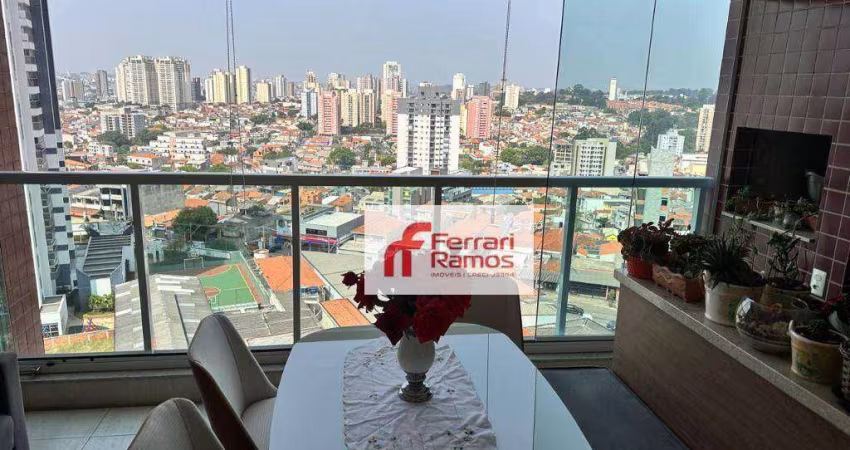 Apartamento com 3 dormitórios à venda, 134 m² por R$ 1.870.000 - Tatuapé - São Paulo/SP