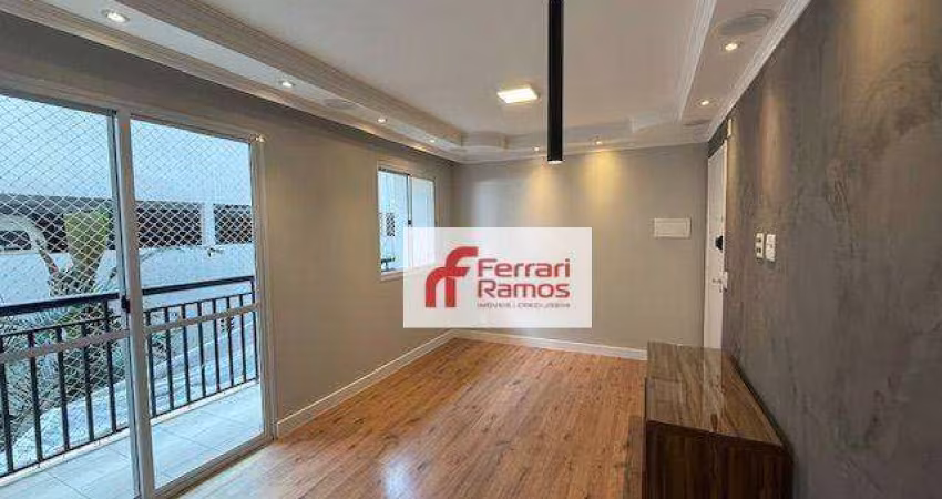 Apartamento com 3 dormitórios à venda, 67 m² por R$ 529.000,00 - Vila Augusta - Guarulhos/SP