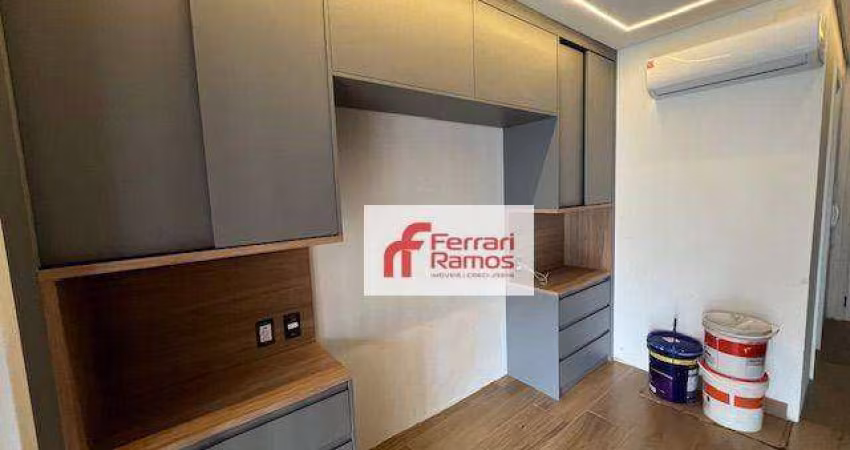 Studio com 1 dormitório para alugar, 28 m² por R$ 3.399,00/mês - Brooklin - São Paulo/SP