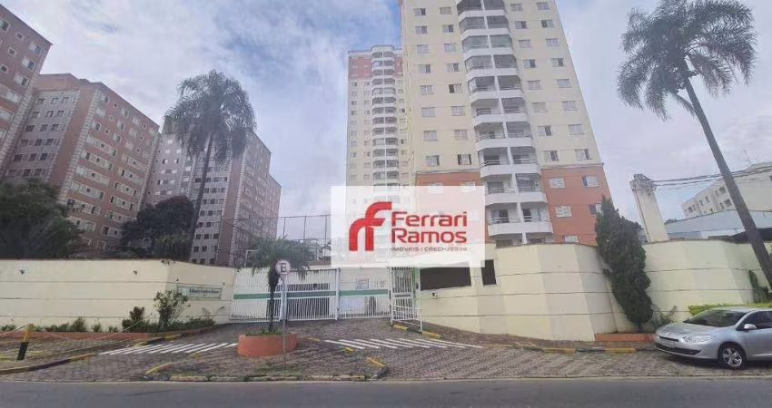 Apartamento mobiliado com 3 dormitórios para alugar, 70 m² por R$ 3.200/mês - Centro - Guarulhos/SP