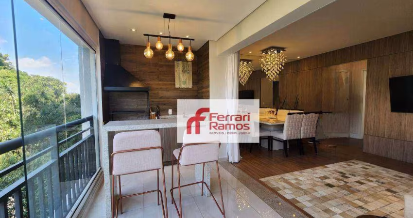 Apartamento com 3 dormitórios à venda, 92 m² por R$ 1.269.000,00 - Anália Franco - São Paulo/SP