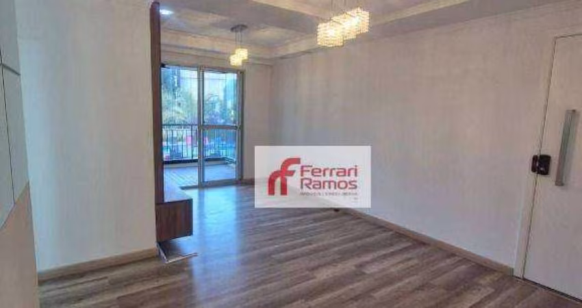 Apartamento com 3 dormitórios à venda, 76 m² por R$ 540.000,00 - Picanco - Guarulhos/SP