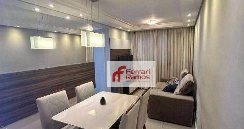 Apartamento com 2 dormitórios à venda, 45 m² por R$ 255.000,00 - Residencial Parque Cumbica - Guarulhos/SP