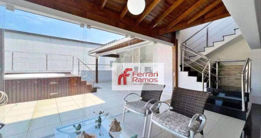 Cobertura com 4 dormitórios à venda, 440 m² por R$ 2.150.000,00 - Jardim Las Palmas - Guarujá/SP