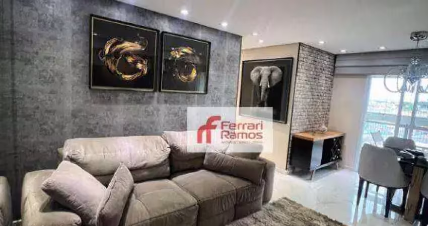 Apartamento com 2 dormitórios à venda, 60 m² por r$ 560.000,00 - vila barros - guarulhos/sp