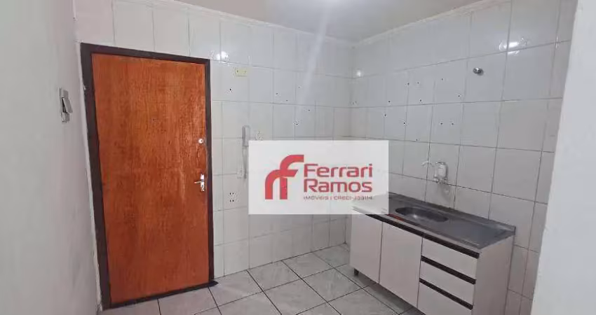 Studio com 1 dormitório para alugar, 35 m² por r$ 1.300,00/mês - jardim santa mena - guarulhos/sp
