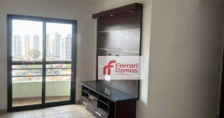 Apartamento com 3 dormitórios para alugar, 68 m² por r$ 3.800,00/mês - gopoúva - guarulhos/sp