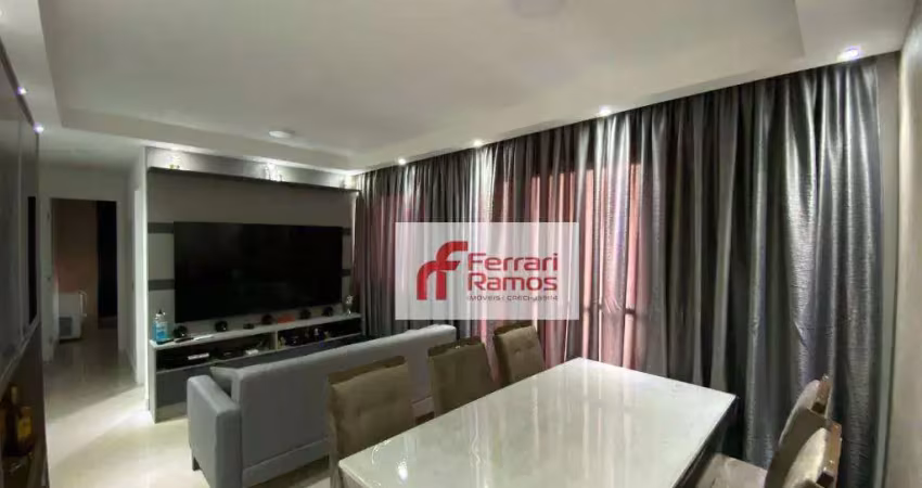 Apartamento com 3 dormitórios à venda, 69 m² por r$ 586.000,00 - itapegica - guarulhos/sp
