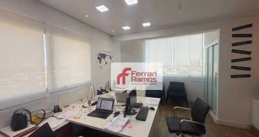 Sala para alugar, 40 m² por r$ 3.914,00/mês - centro - guarulhos/sp