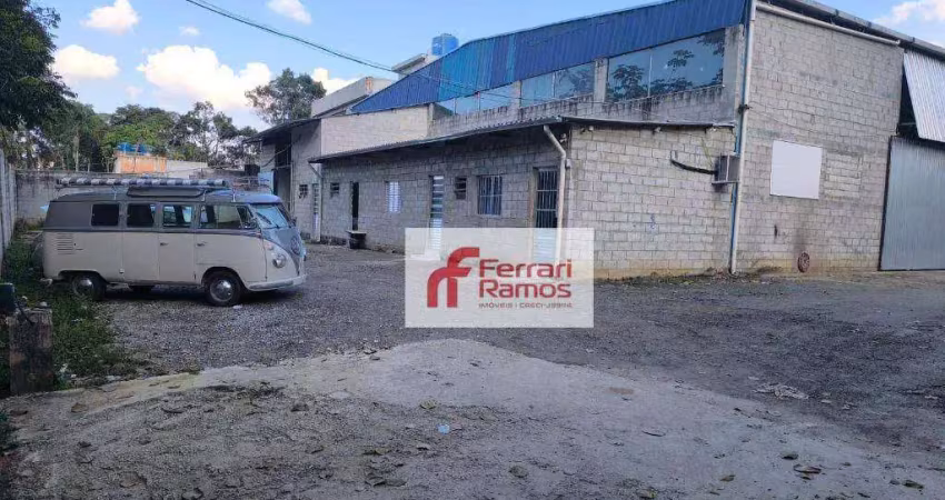 Galpão para alugar, 800 m² por r$ 7.200,00/mês - água azul - guarulhos/sp