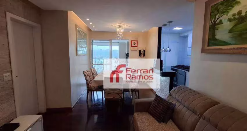 Apartamento com 3 dormitórios à venda, 100 m² por r$ 898.000,00 - jardim flor da montanha - guarulhos/sp
