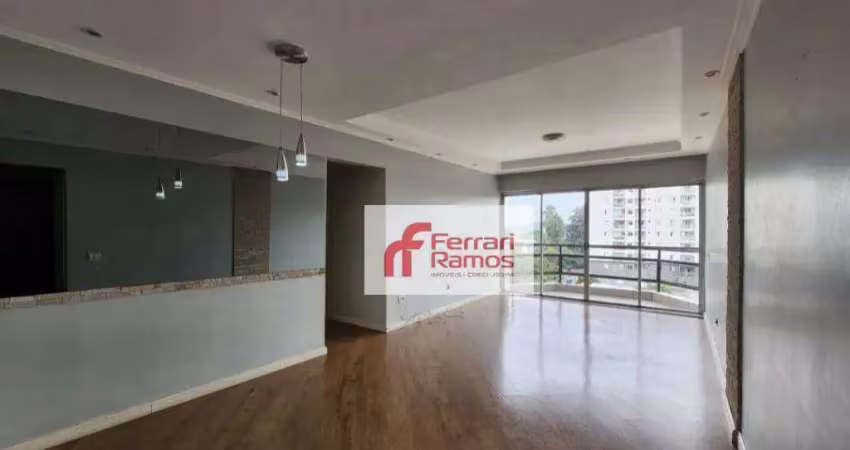 Apartamento com 3 dormitórios para alugar, 115 m² por r$ 4.200/mês (pacote) - macedo - guarulhos/sp