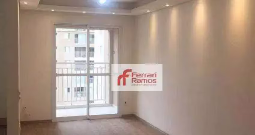 Apartamento com 3 dormitórios para alugar, 77 m² por r$ 3.117,00/mês - vila rosália - guarulhos/sp