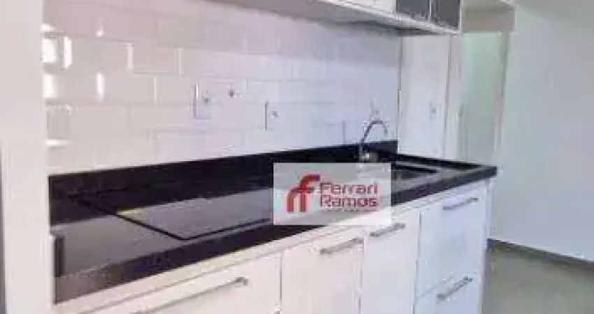 Studio com 1 dormitório para alugar, 26 m² por r$ 1.870,00/mês - vila augusta - guarulhos/sp